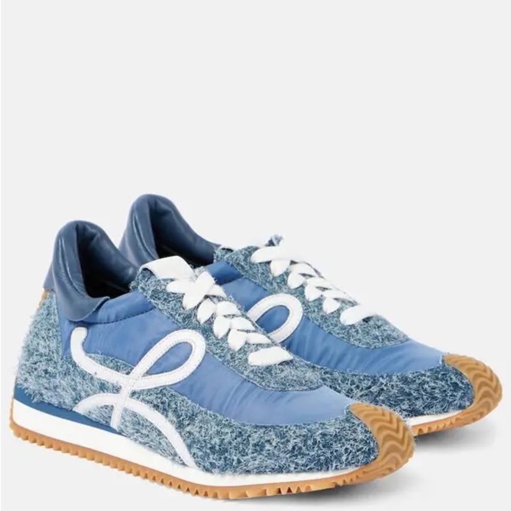 Loewe Flow Runner Raw Denim Sneaker
